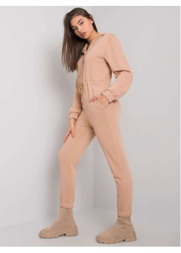 Hnedý teplákový overal