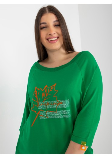 Zelené tričko Javorový list