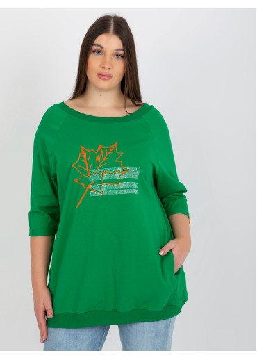 Zelené tričko Javorový list