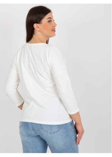 Smotanovo biele tričko s potlačou