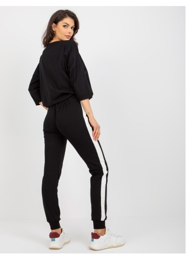 Čierna tepláková súprava