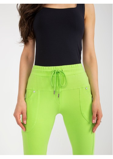 Limetkovo zelené tepláky