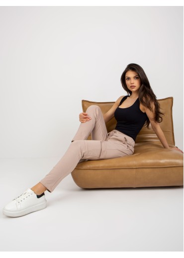 Béžovo hnedé tepláky