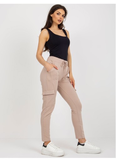 Béžovo hnedé tepláky