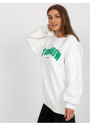 Smotanovo biela basic mikina