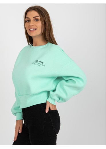 Svetlozelená mikina