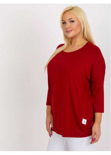 Bordovo červené tričko
