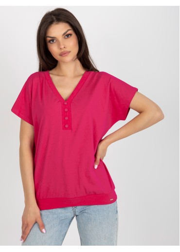 Fuchsiovo ružové tričko