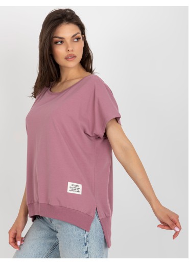Tmavopúdrovo ružové tričko