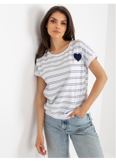 Svetlomodré tričko srdce