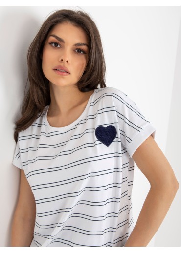 Svetlomodré tričko srdce