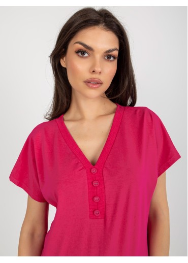 Fuchsiovo ružové tričko
