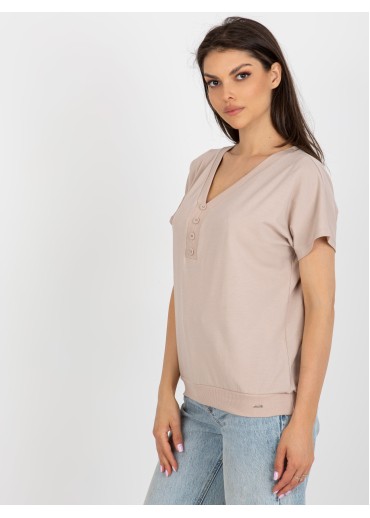 Béžovo hnedé tričko