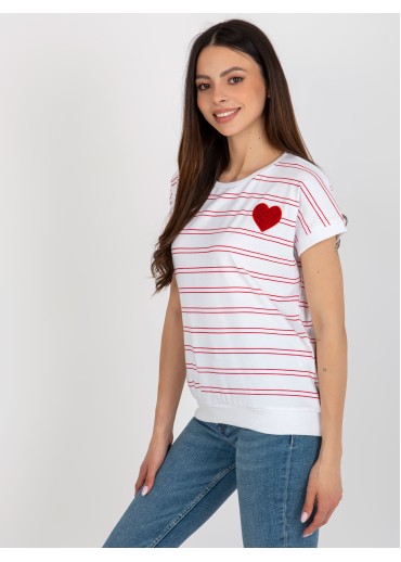 Červené tričko srdce