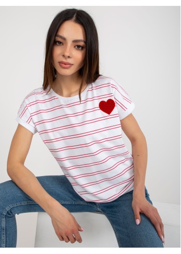 Červené tričko srdce