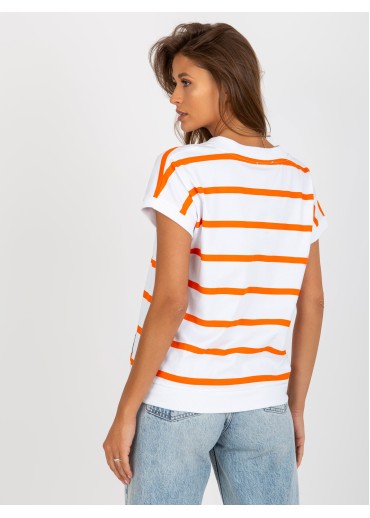 Oranžové pruhované tričko