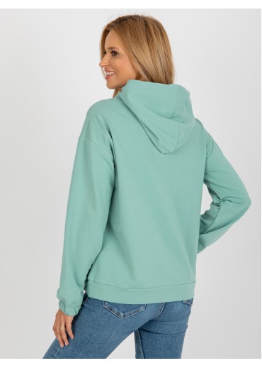 Zelená basic mikina