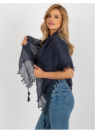 Grafitovo sivá šatka