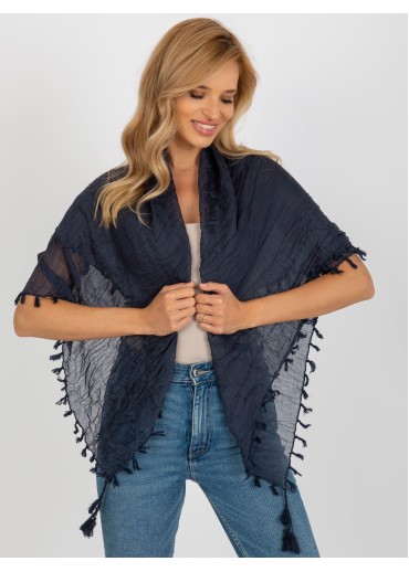 Grafitovo sivá šatka