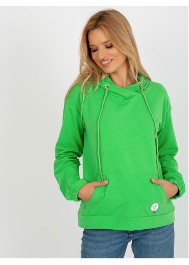 Zelená basic mikina