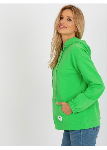 Zelená basic mikina