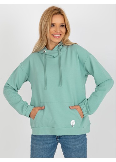 Zelená basic mikina