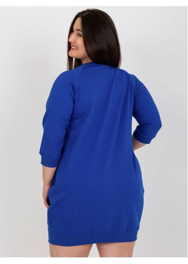 Kobaltovo modrá tunika
