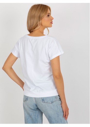 Biele tričko s potlačou