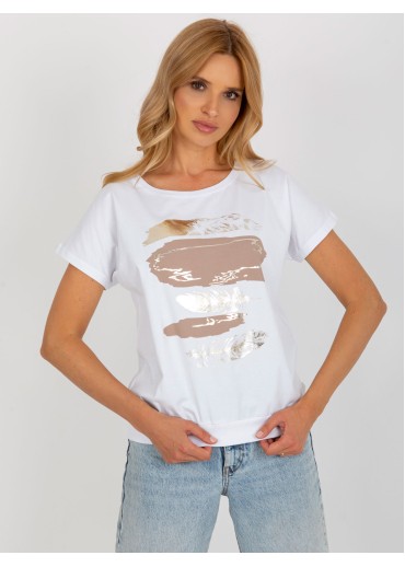 Biele tričko s potlačou