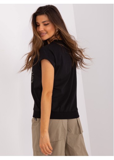 Čierne tričko s potlačou