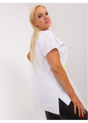 Limetkovo zelené tričko s potlačou