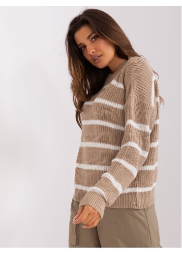 Béžovo hnedý sveter