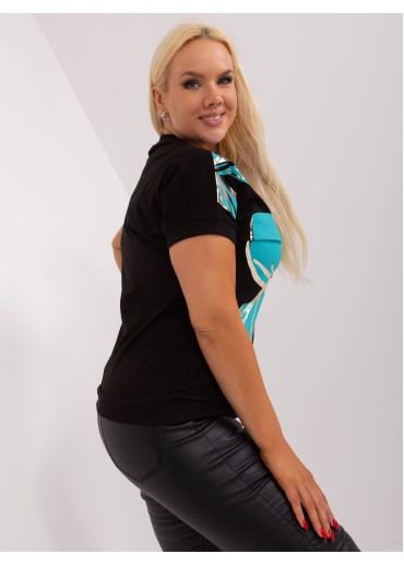 Čierne tričko s potlačou