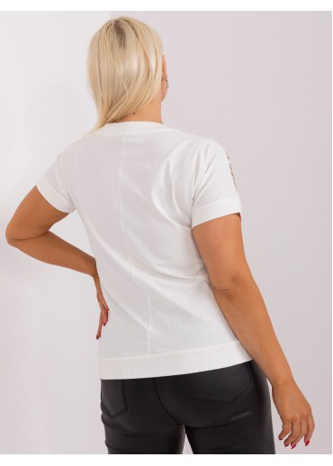 Hnedé tričko s potlačou