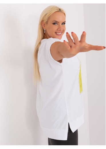 Limetkovo zelené tričko s potlačou