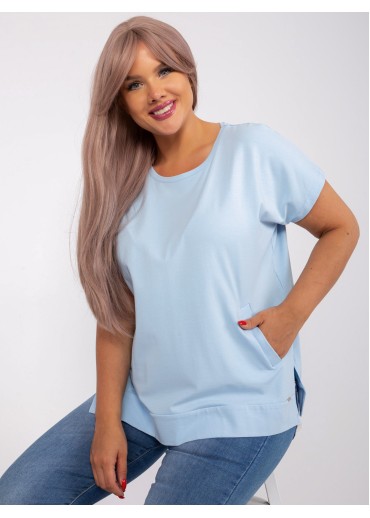 Svetlomodré tričko