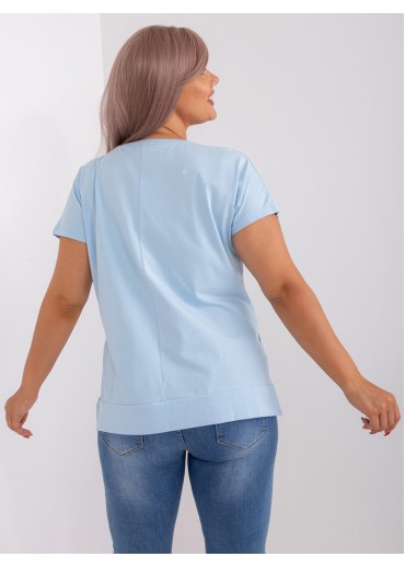 Svetlomodré tričko