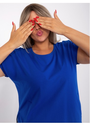 Kobaltovo modré tričko