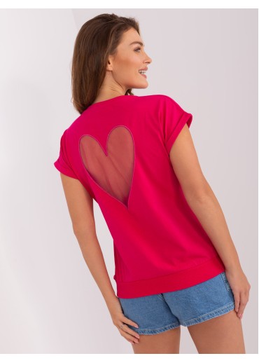 Fuchsiovo ružové tričko