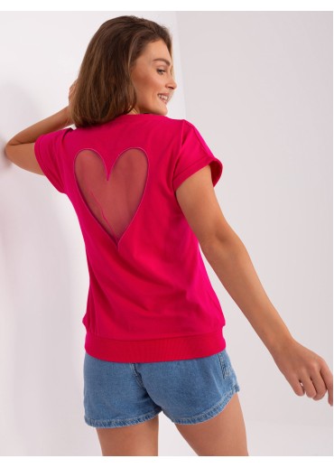 Fuchsiovo ružové tričko