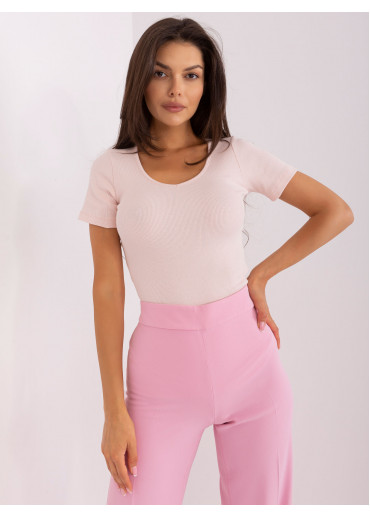 Púdrovo ružové tričko