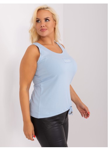Svetlomodrý top
