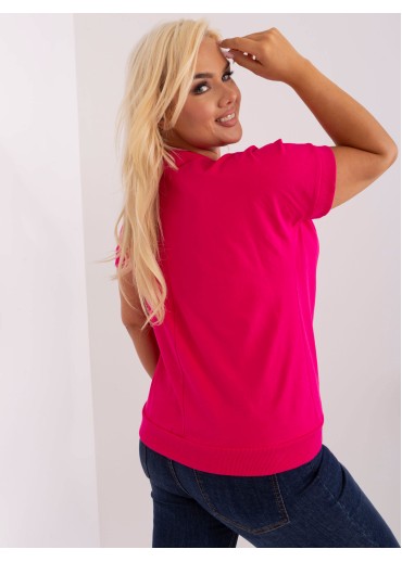 Fuchsiovo ružové tričko