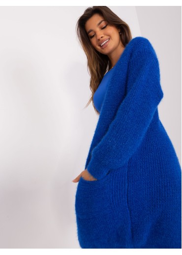 Kobaltovo modrý kardigán