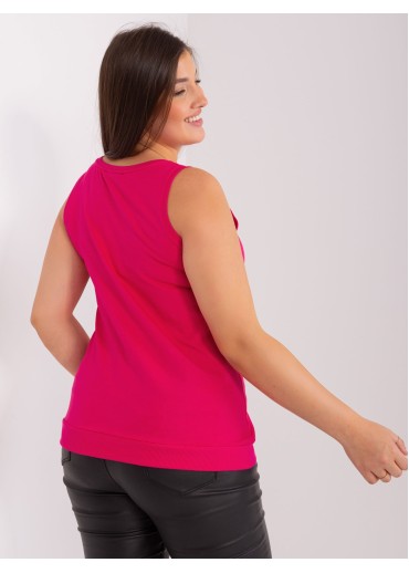 Fuchsiovo ružový top