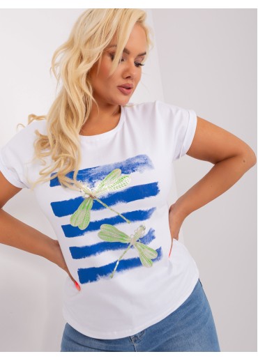 Biele tričko s potlačou