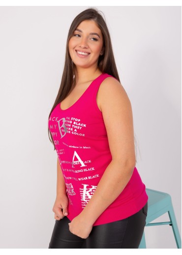 Fuchsiovo ružový top