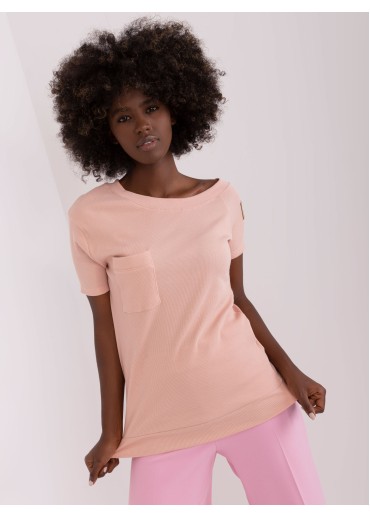 Púdrovo ružové tričko