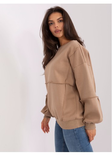 Kapučínovo hnedá mikina