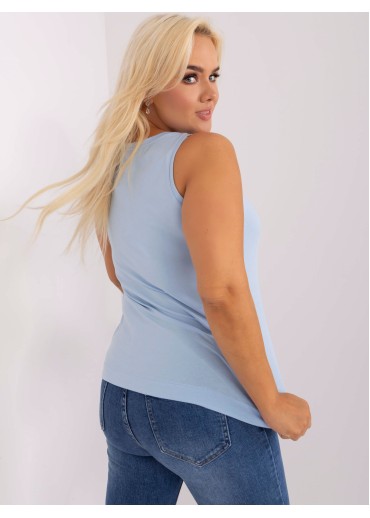 Svetlomodrý top